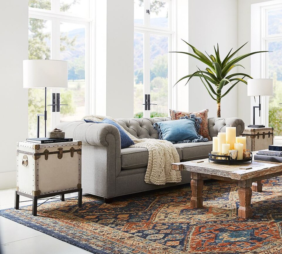 Ludlow 47 cm Trunk Side Table Pottery Barn Australia